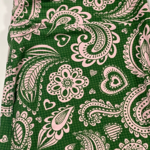 LulaRoe TC Green and Pink Paisley Leggings—All LulaRoe Buy 2 get 1 Free - Picture 2 of 2